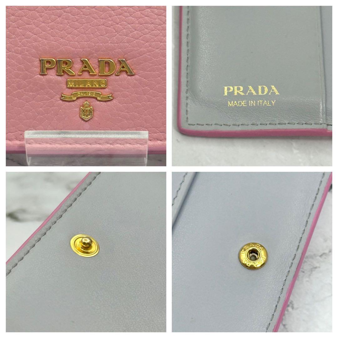 ◆◆おはなさん専用◆◆【美品】PRADA プラダ 二つ折り財布 本革レザー 付属