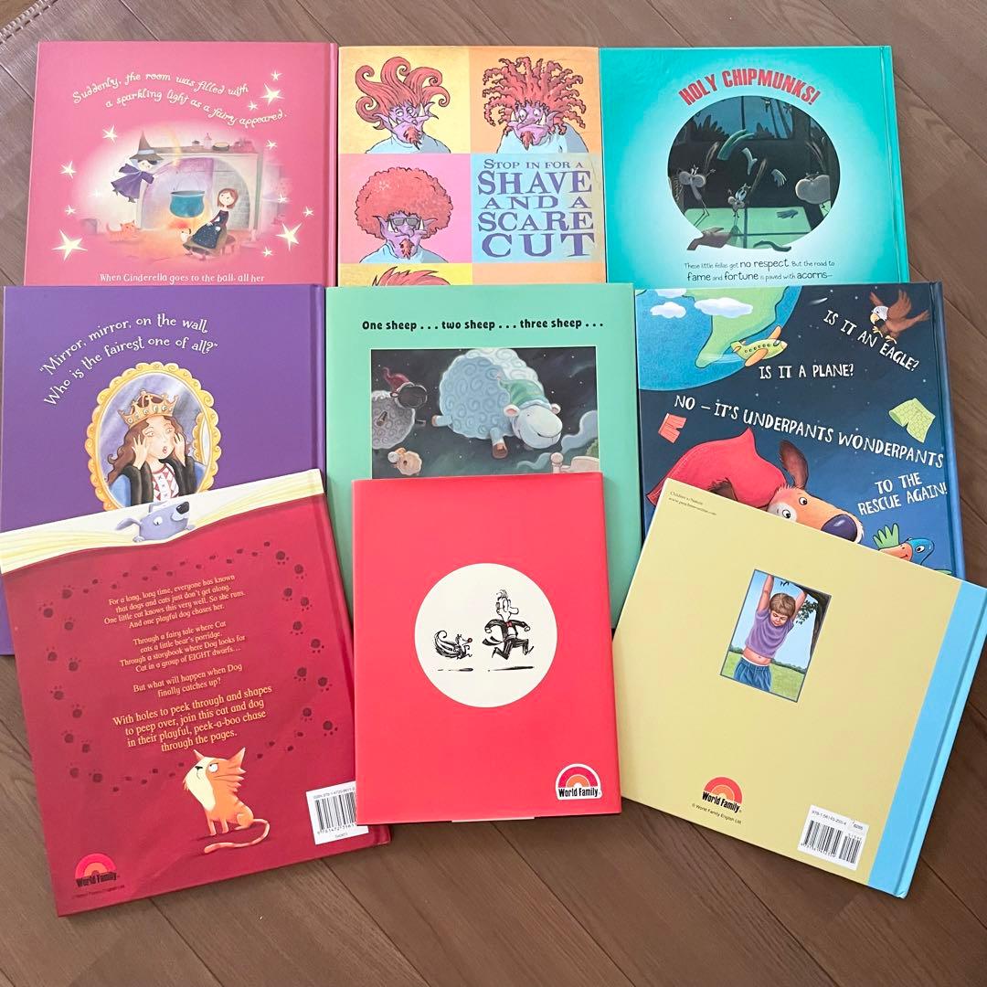 9冊セット ディズニー 英語 朗読 CD ワールドファミリー 英語絵本