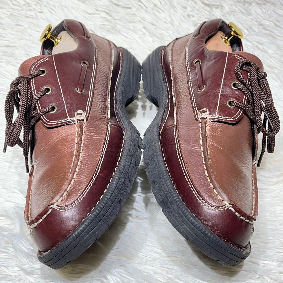 極美品☆リーガルウォーカー モカシンシューズ 26.5㎝ ブラウン 本革 幅広