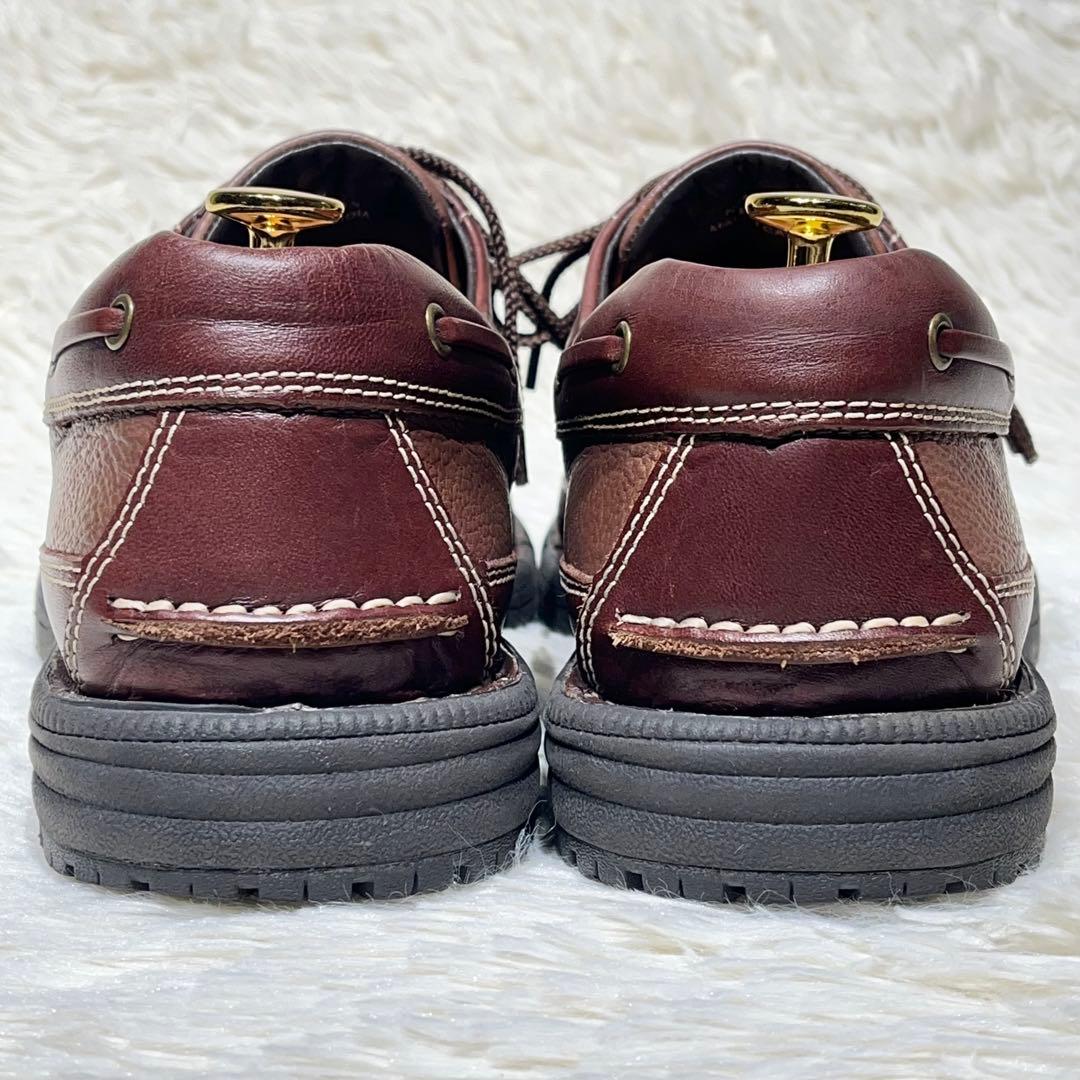 極美品☆リーガルウォーカー モカシンシューズ 26.5㎝ ブラウン 本革 幅広