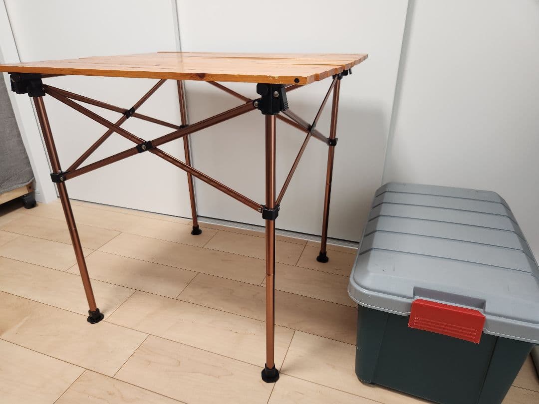 Coleman ナチュラルウッドロールテーブルクラシック/65