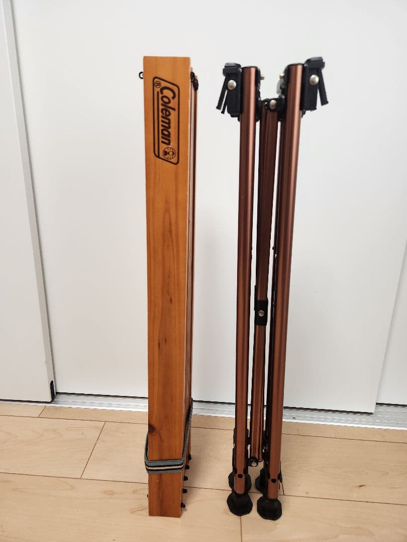 Coleman ナチュラルウッドロールテーブルクラシック/65
