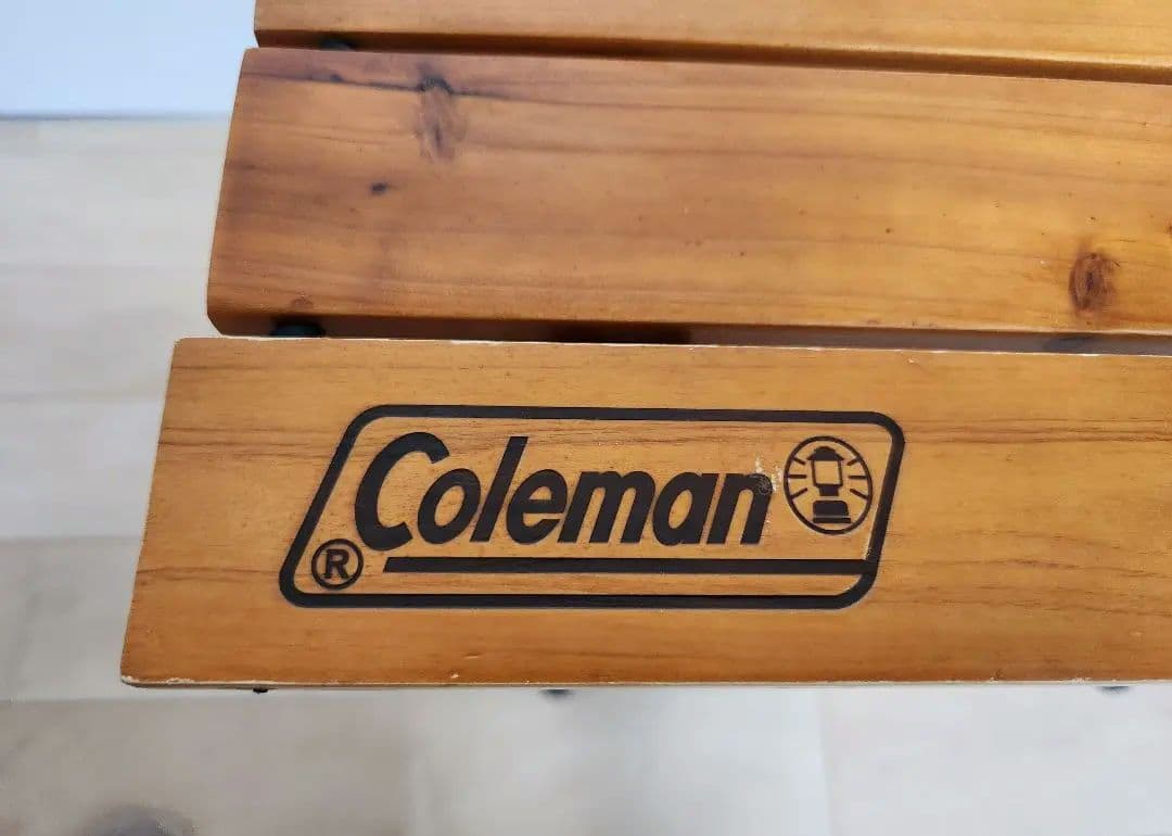 Coleman ナチュラルウッドロールテーブルクラシック/65