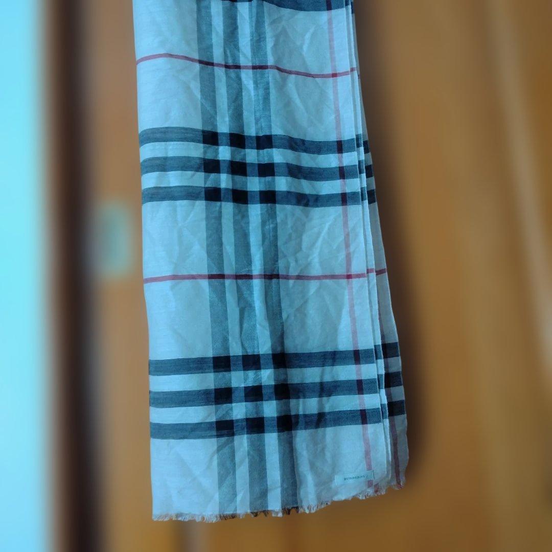 バーバリー BURBERRY 大判 ストール 薄手