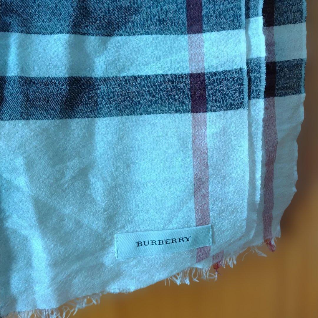バーバリー BURBERRY 大判 ストール 薄手