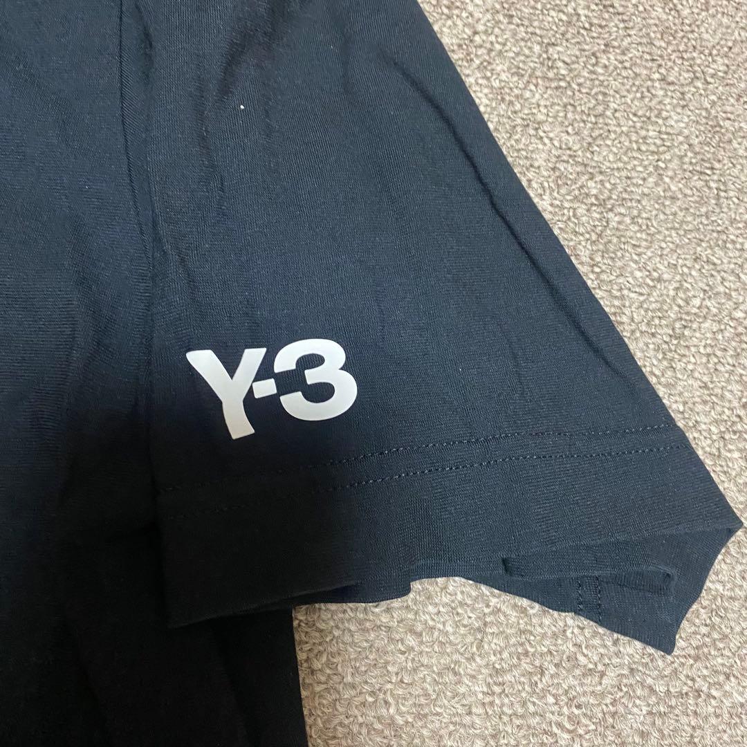値下げ！Y-3 ラインTシャツ　XLサイズ 黒　ロゴ入り　20周年限定モデル