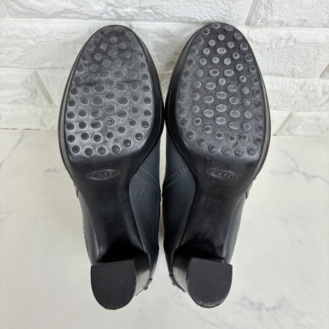 TOD'S トッズ　サイドゴアブーツ　チャンキーヒール　チェルシーブーツ