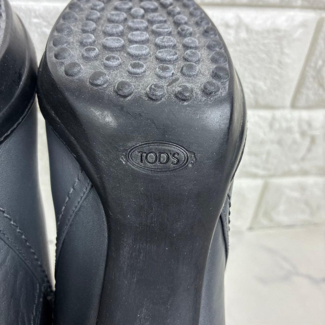 TOD'S トッズ　サイドゴアブーツ　チャンキーヒール　チェルシーブーツ