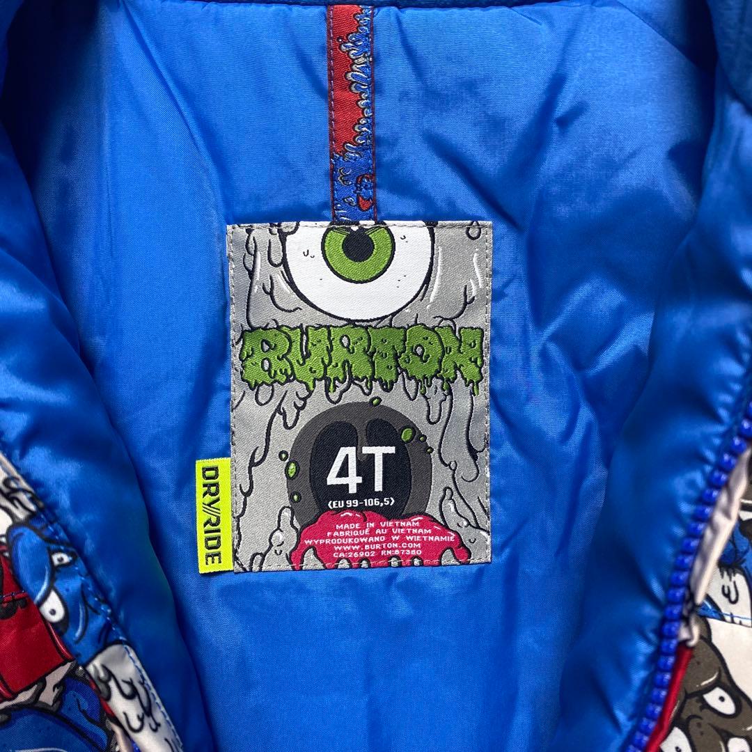 Burton バートン KIDS スノー ボードウェア ワンピースタイプ 4T