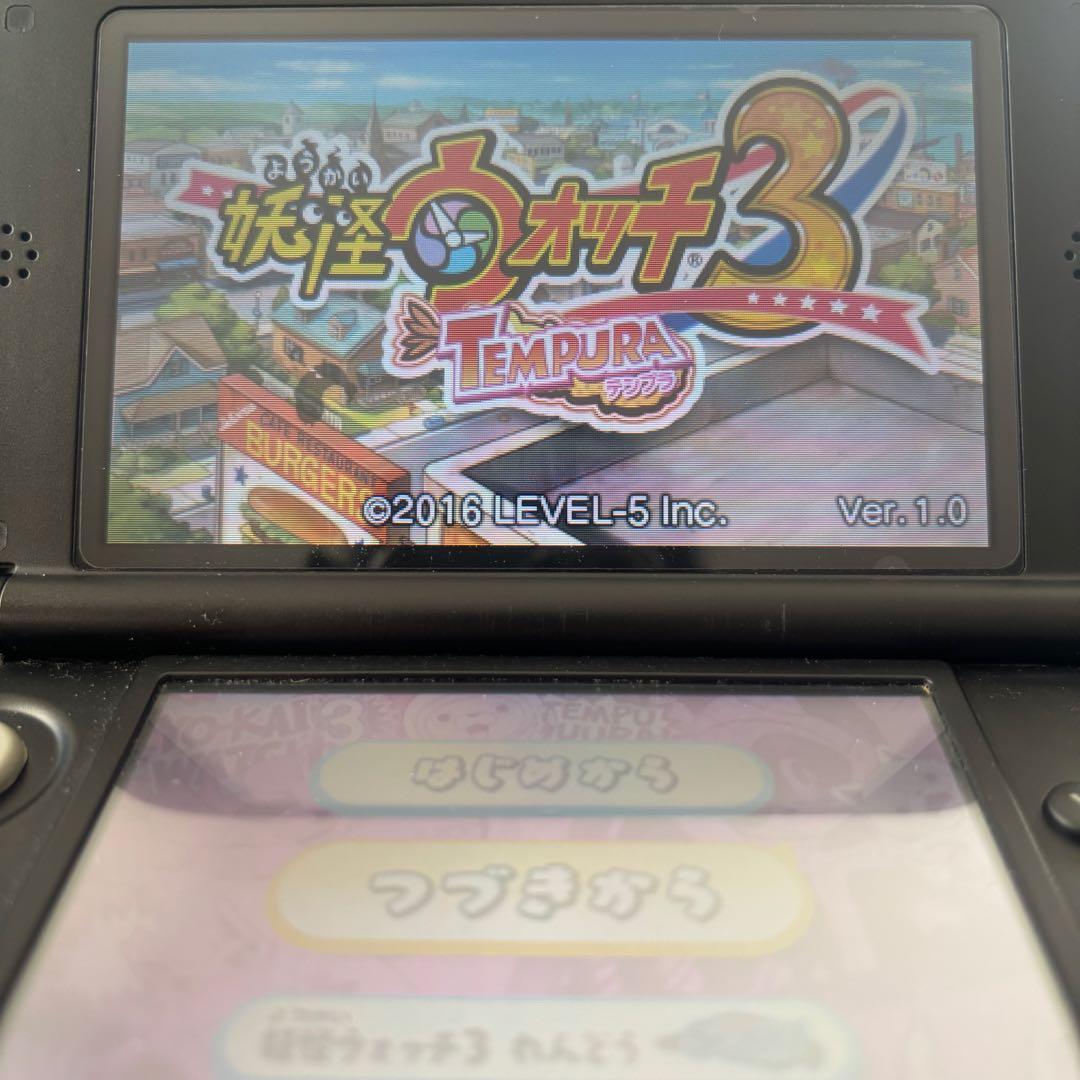 【動作確認⭕️】プレイ340時間！3DS 妖怪ウォッチ3 スキヤキ＋スシ＋テンプラ