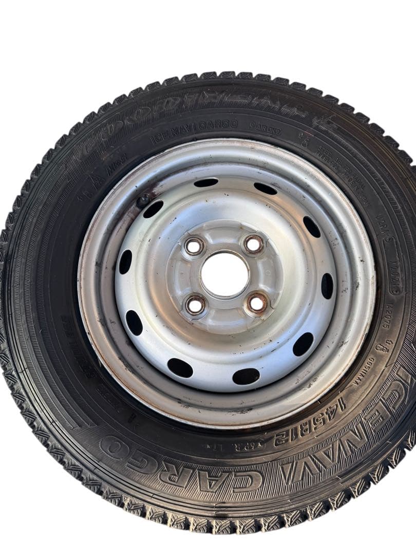 145R12 6PR LT グッドイヤーアイスナビ カーゴ スタッドレスタイヤ