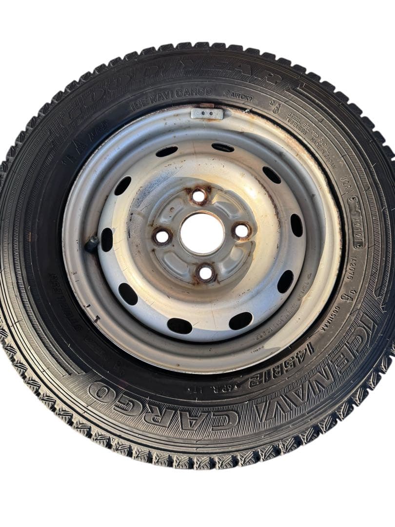 145R12 6PR LT グッドイヤーアイスナビ カーゴ スタッドレスタイヤ