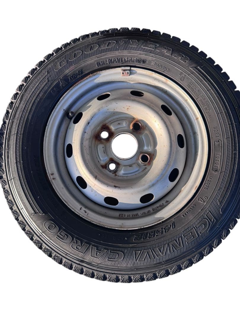 145R12 6PR LT グッドイヤーアイスナビ カーゴ スタッドレスタイヤ