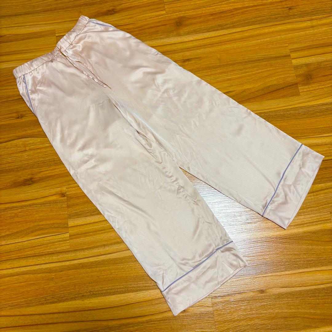 未使用品　ジェラートピケ サテンパジャマ　gelato pique