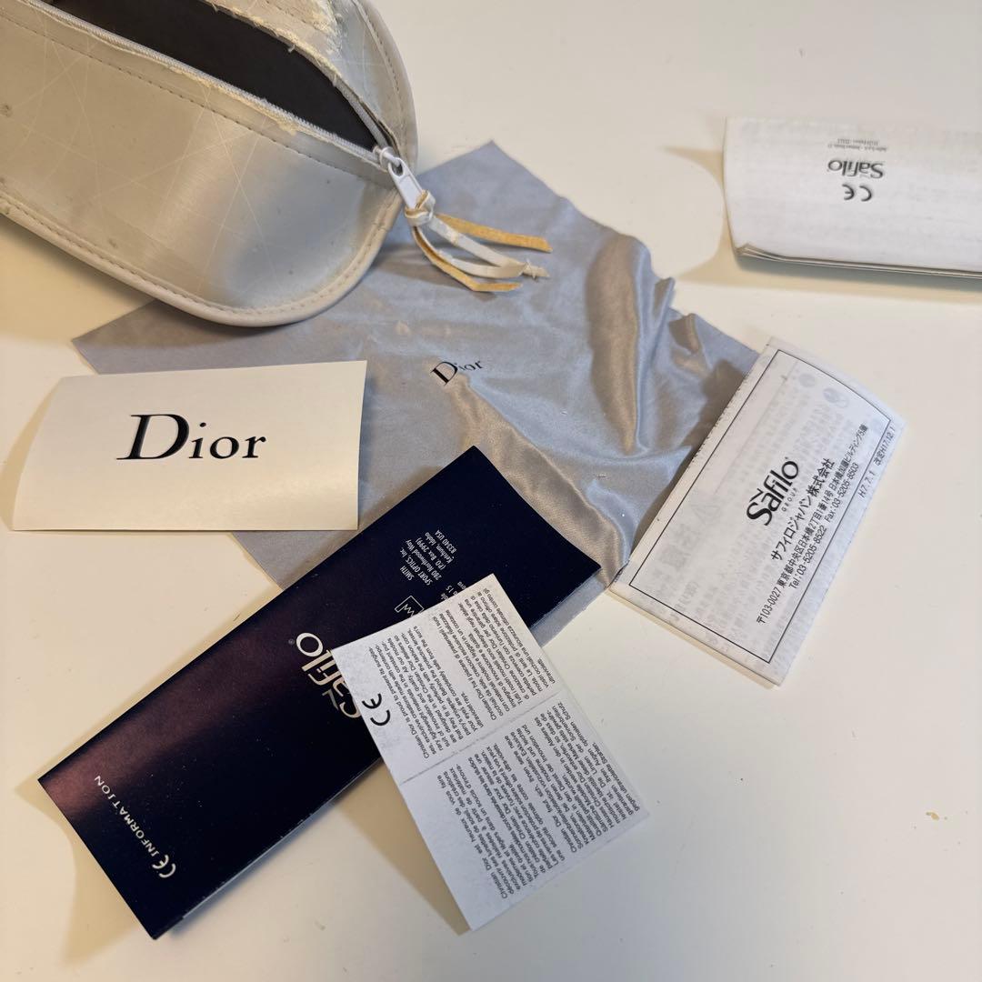 Dior Christian Dior サングラス ホワイト