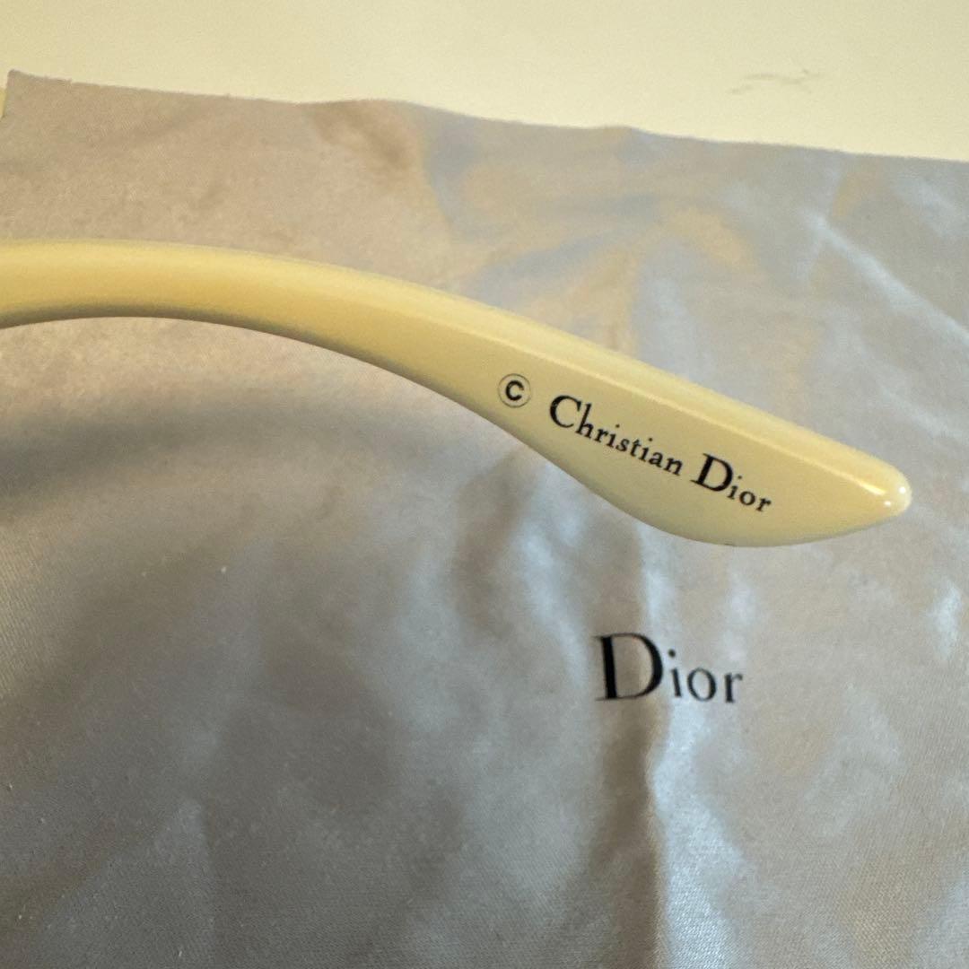 Dior Christian Dior サングラス ホワイト