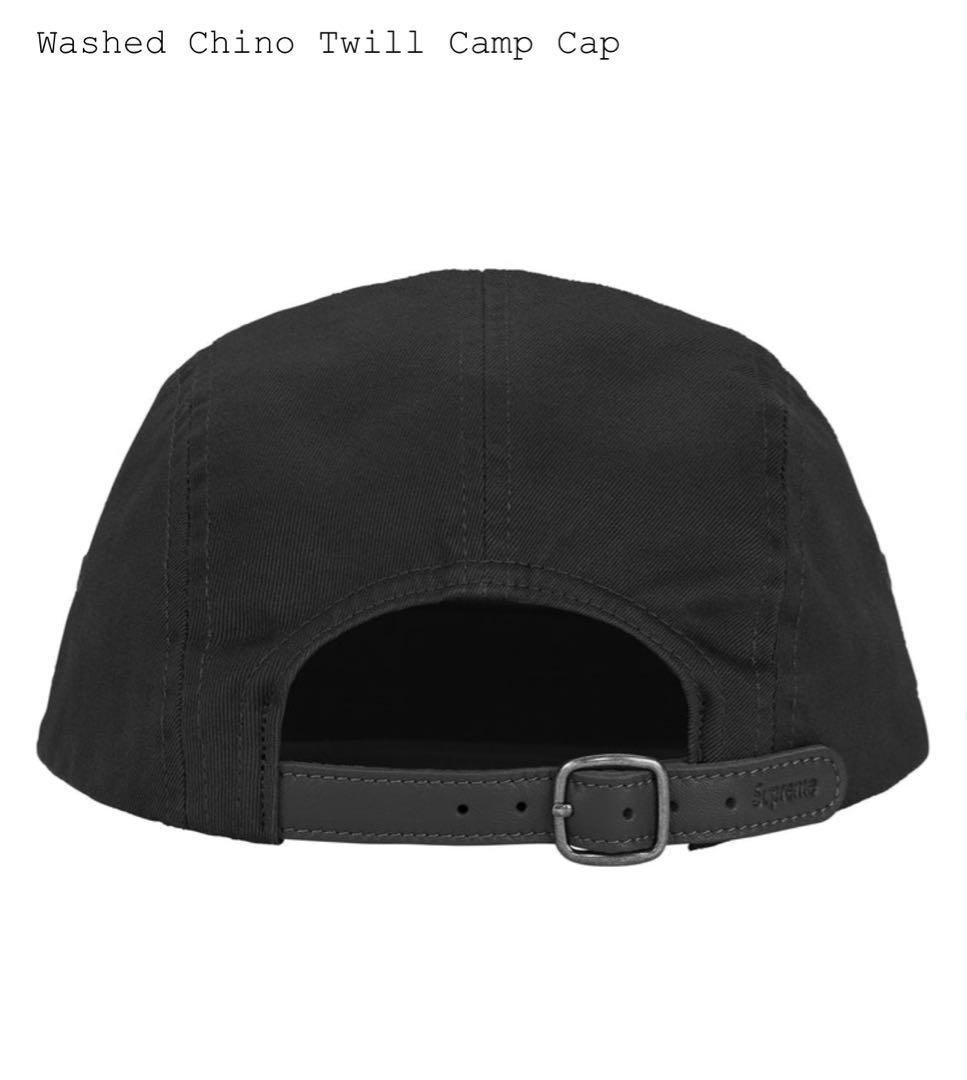 帽子 Supreme Washed Chino Twill Camp Cap 26SS