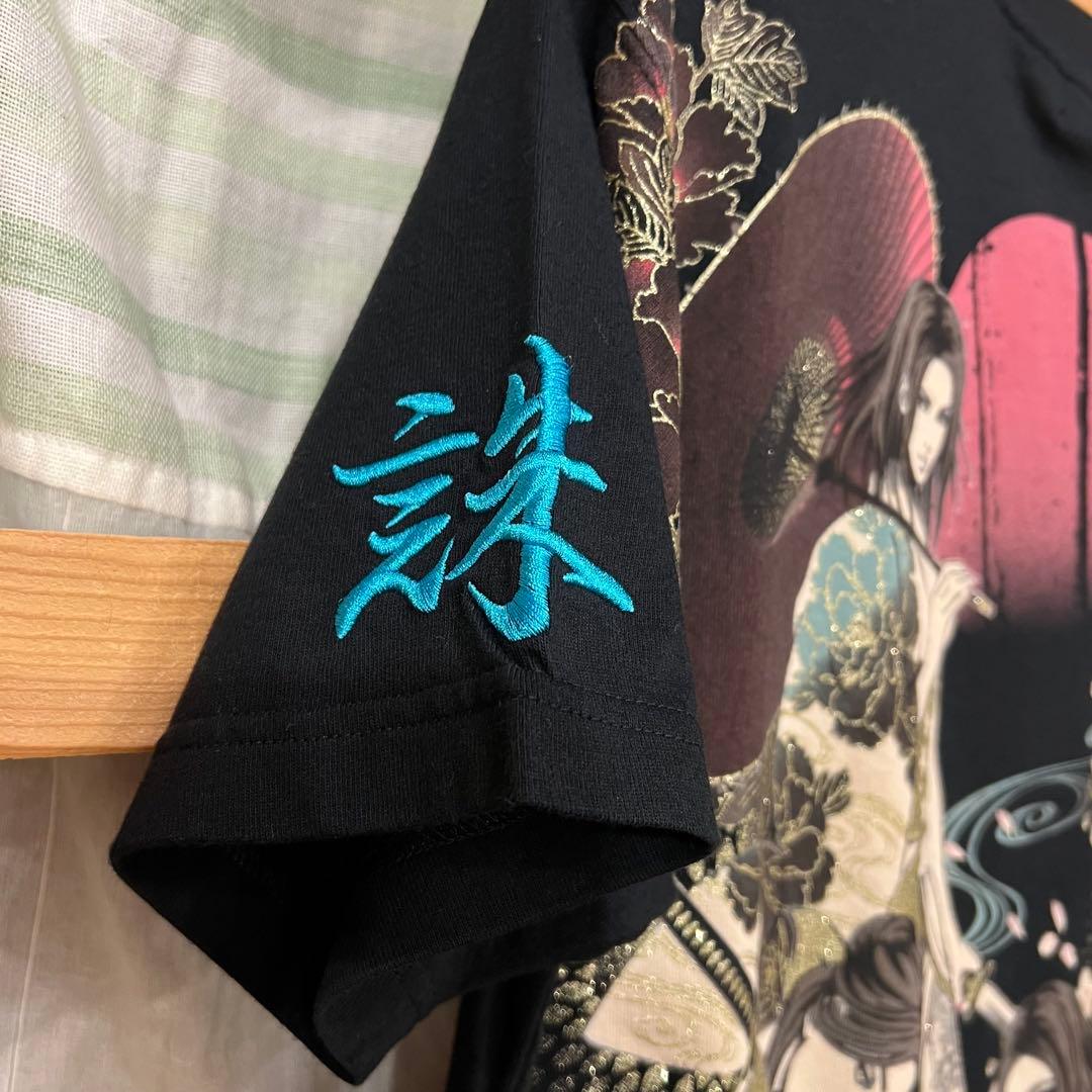 新品 抜刀娘 ラメ入り半袖Tシャツ(M)