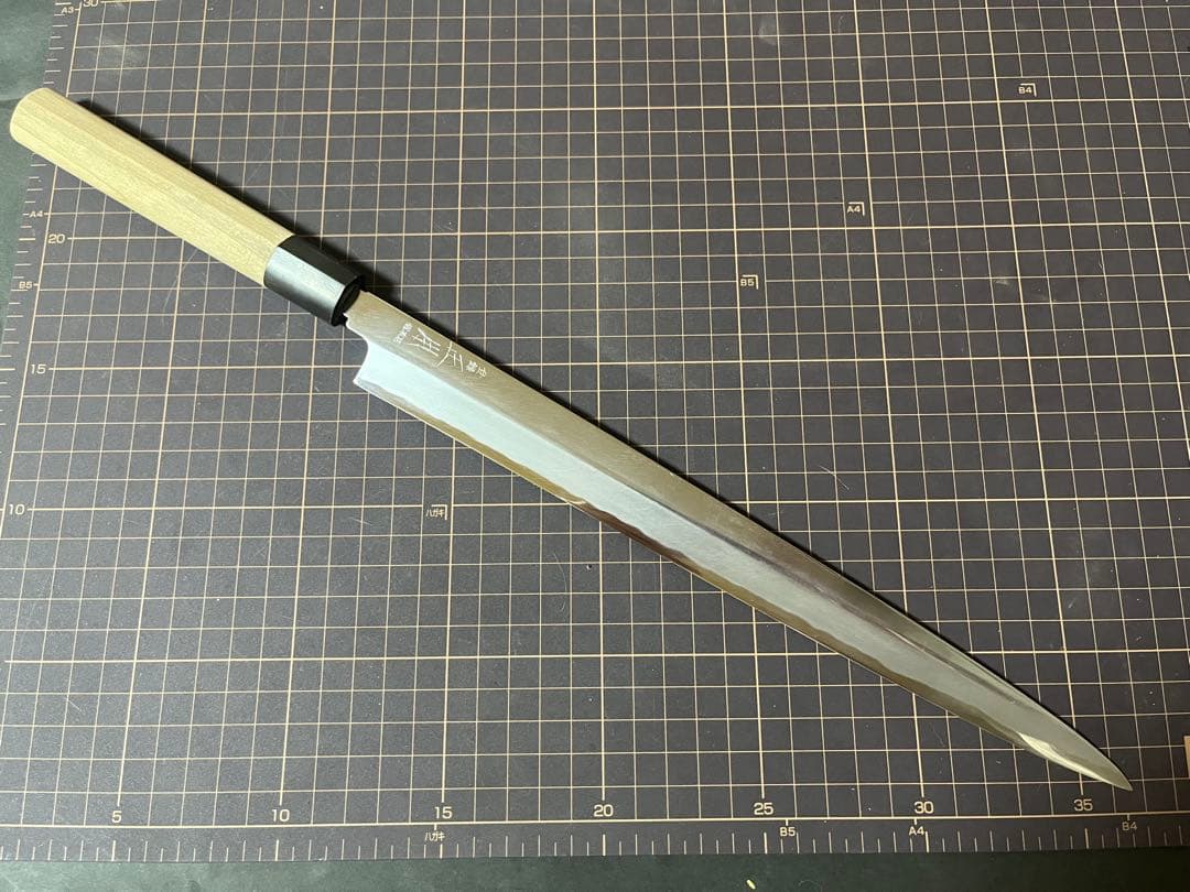 正本総本店 フグ引き包丁 刃渡り30cm ふぐ引き 柳刃 包丁 正本 研ぎ済み