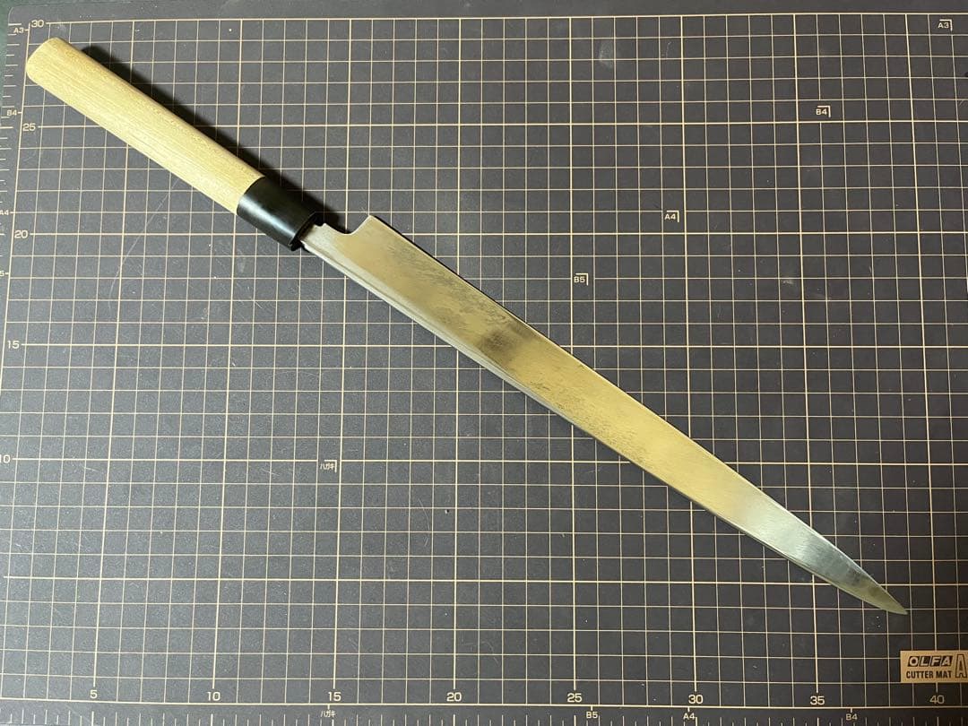 正本総本店 フグ引き包丁 刃渡り30cm ふぐ引き 柳刃 包丁 正本 研ぎ済み