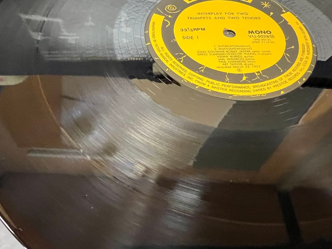 洋楽 VIJ-5028 Interplay For Two Trumpets Lp