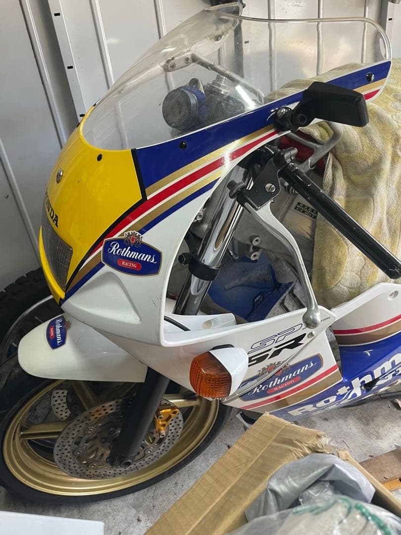 TZR ガンマ CBR FZR NSR250 等 レプリカ 左右 小型ミラー
