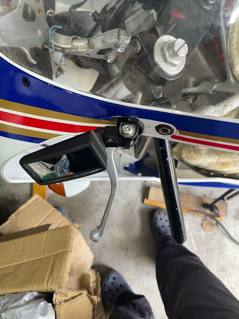TZR ガンマ CBR FZR NSR250 等 レプリカ 左右 小型ミラー