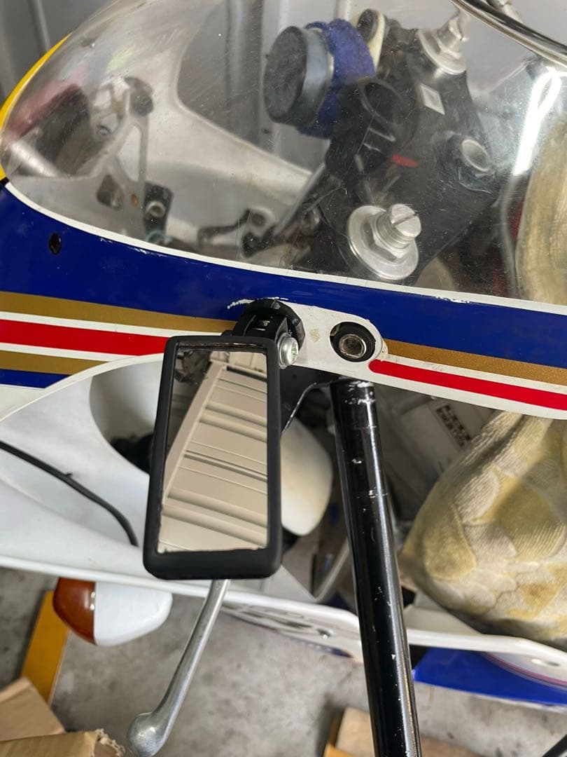 TZR ガンマ CBR FZR NSR250 等 レプリカ 左右 小型ミラー