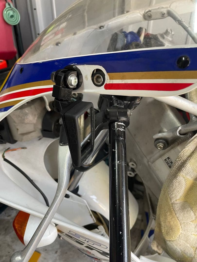 TZR ガンマ CBR FZR NSR250 等 レプリカ 左右 小型ミラー