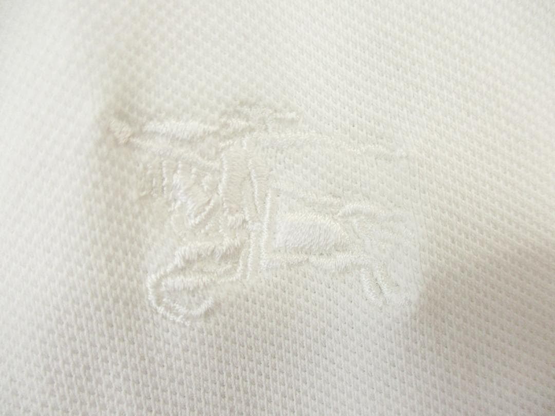 BURBERRY●バーバリー レディース＜刺繍ロゴ ポロシャツ＞M1426c