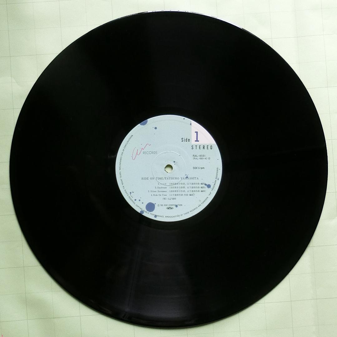 山下達郎 ride on time RIDE ON TIME レコード LP