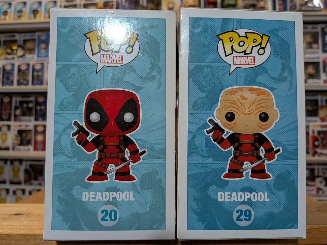 ファンコ Funko Pop! MARVEL デッドプール アンマスク 希少レア