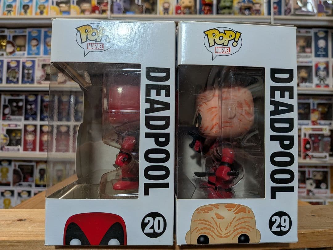 ファンコ Funko Pop! MARVEL デッドプール アンマスク 希少レア