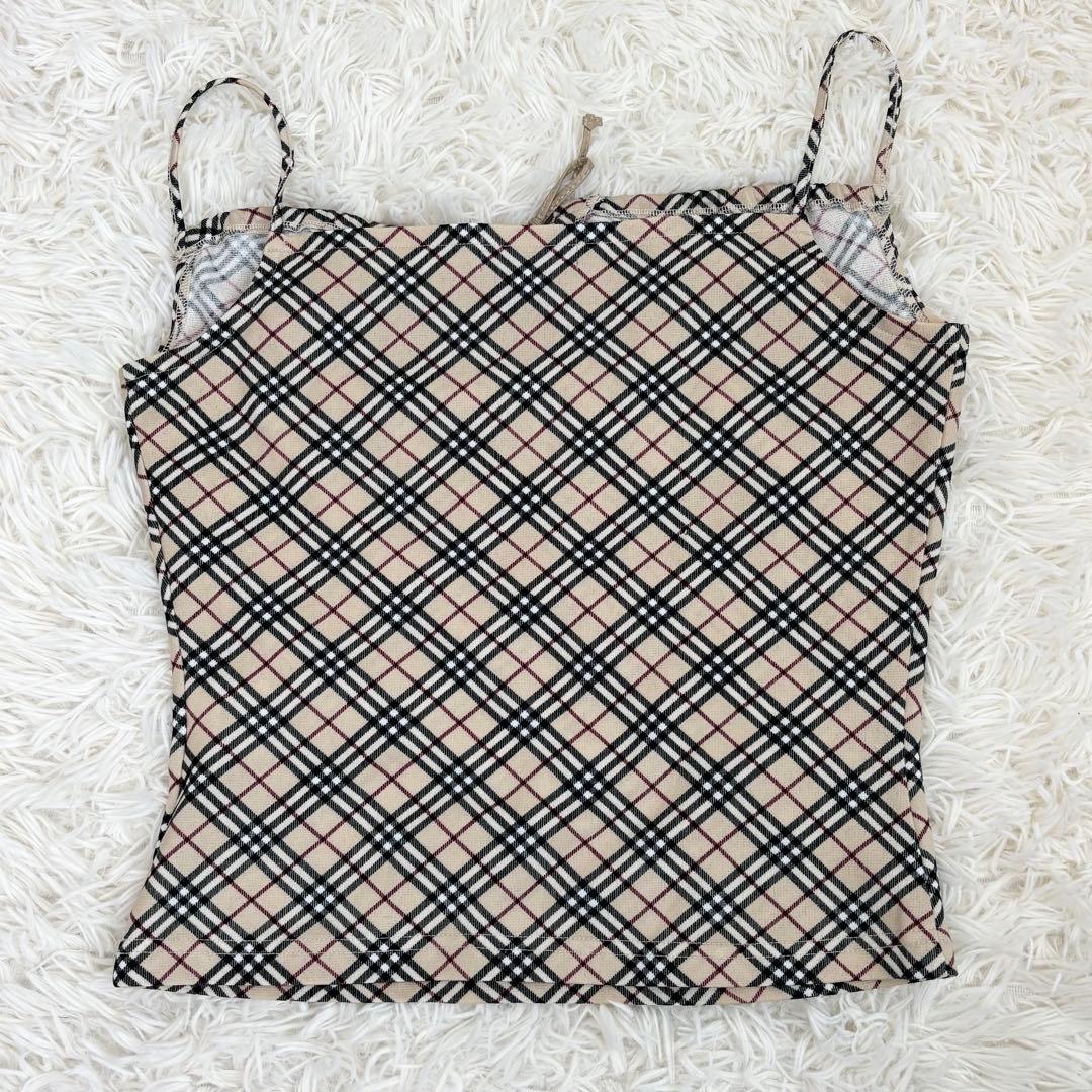 BURBERRY BLUE LABELノバチェック キャミソール クロップド丈