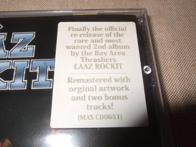 LAAZ ROCKIT,新品,ラーズ・ロキット,パワー・メタル,ボーナス2曲