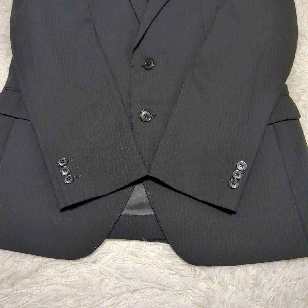 美品✨RITORNO ビジネススーツ A7 XL ブラックストライプ