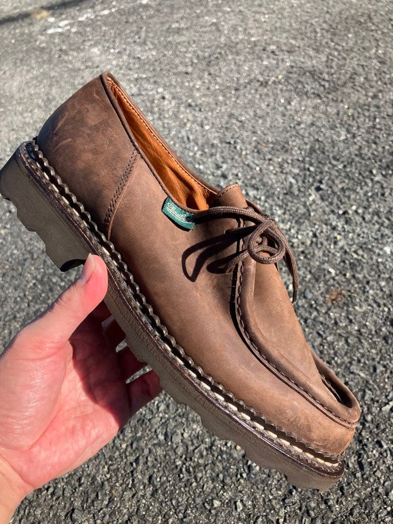 デッドストック89年製デカタグParaboot ミカエル 42 パラブーツ