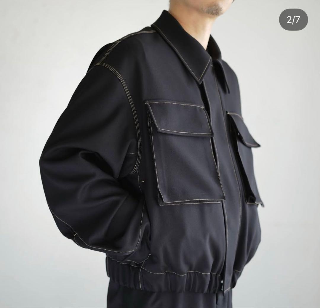 JIL SANDER 25ss ポリエステルステッチブルゾン