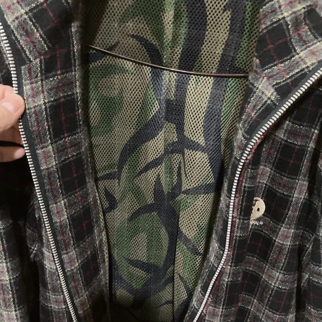 A Bathing Ape チェック柄ジャケット Lサイズ 90s