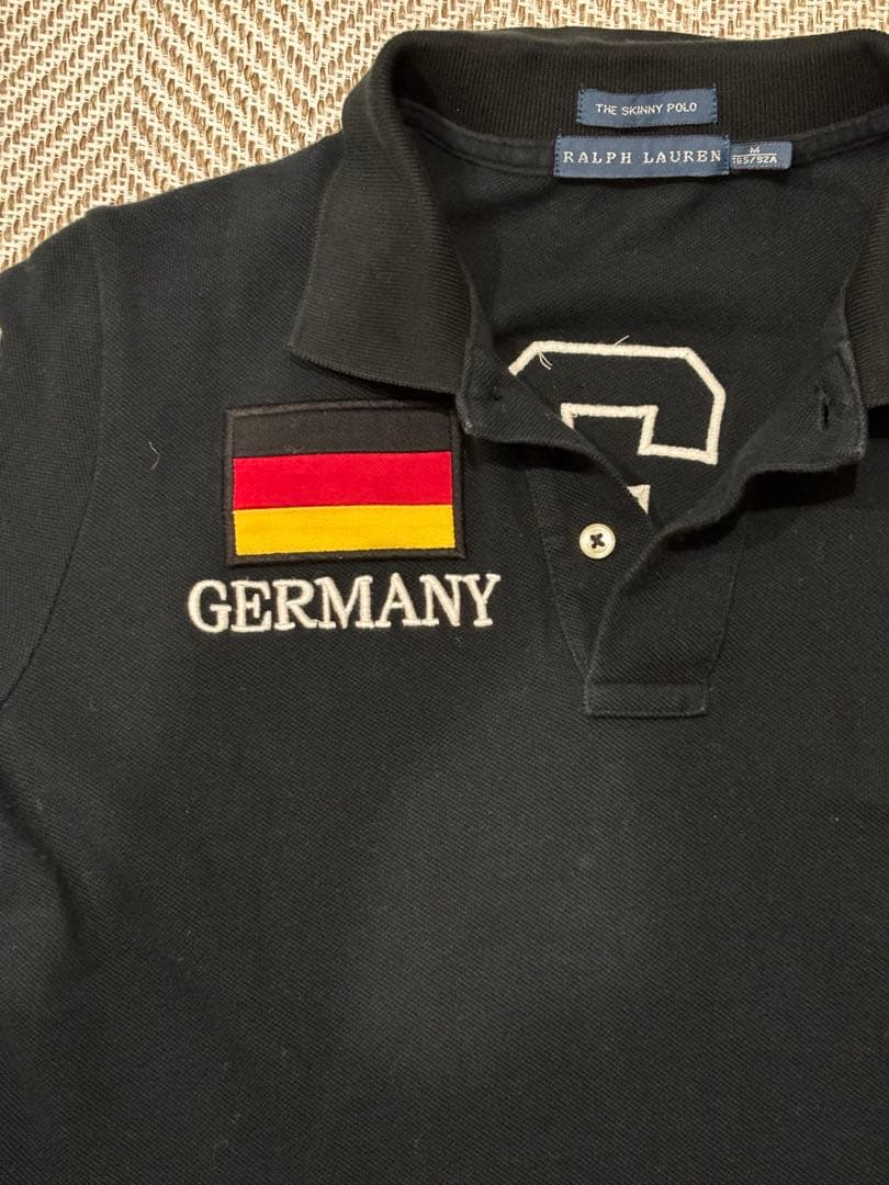 Ralph Lauren ブラック ポロシャツ GERMANY 3