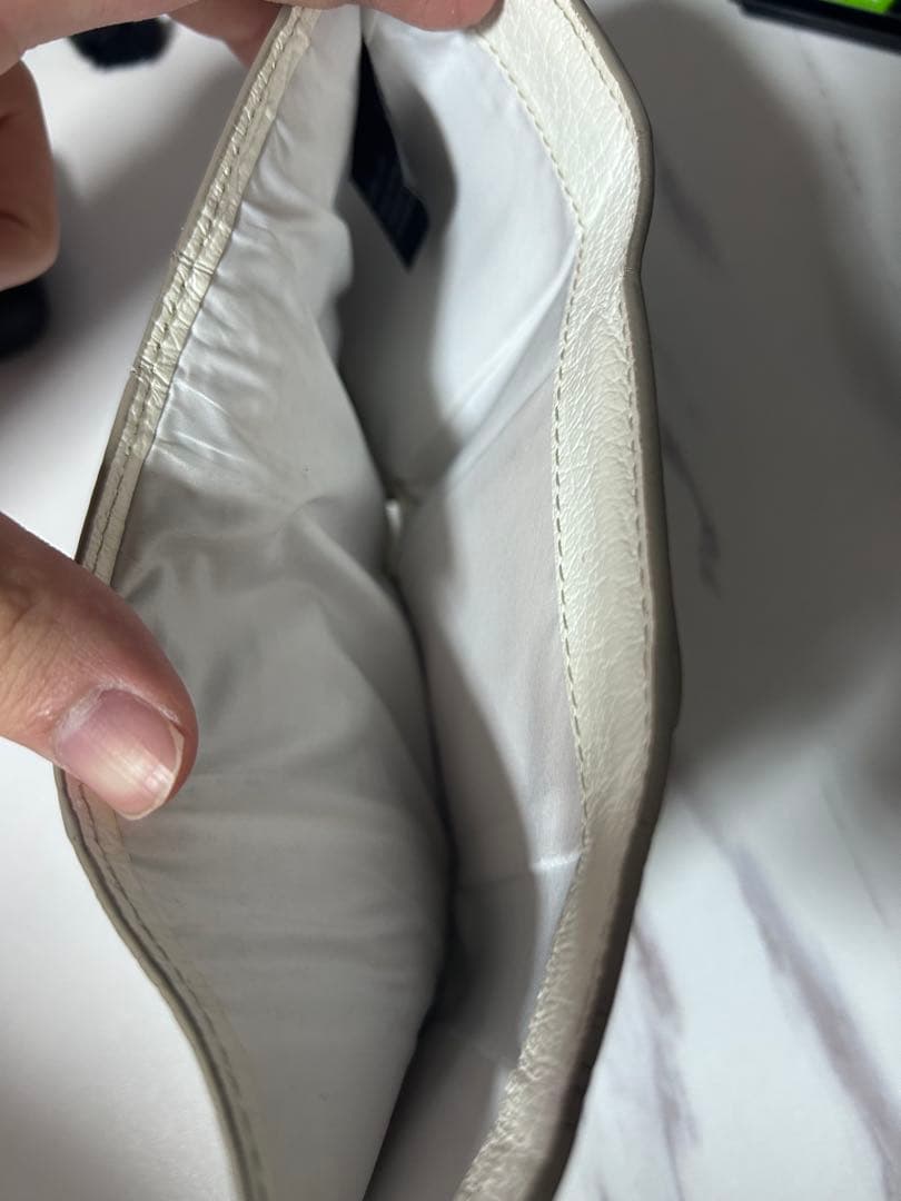 Maison Margiela メゾンマルジェラ ホワイトレザー 三つ折り財布