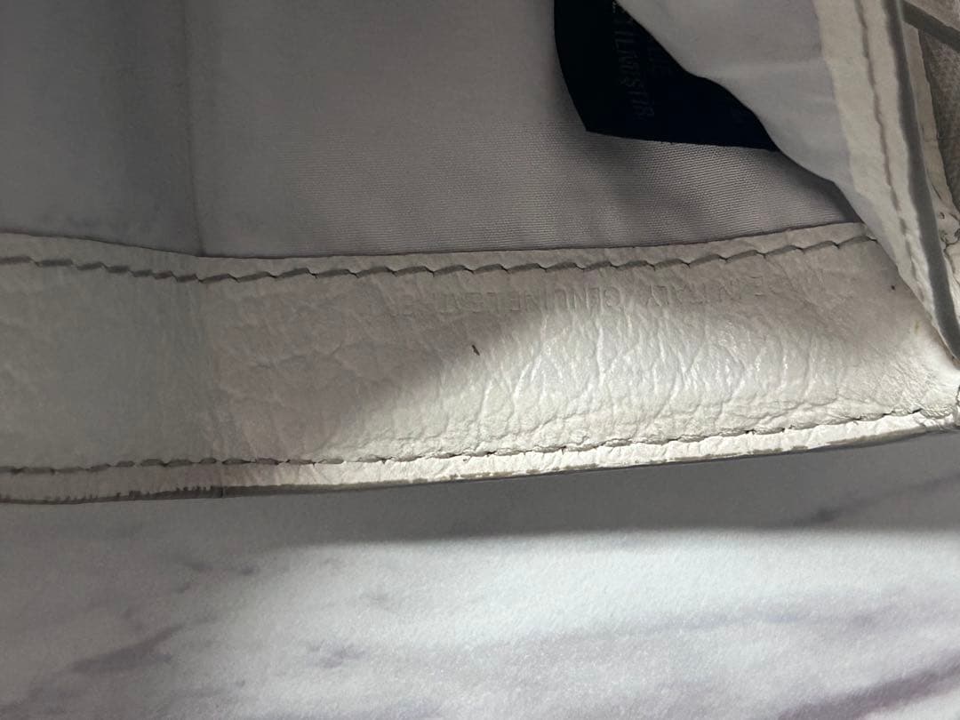 Maison Margiela メゾンマルジェラ ホワイトレザー 三つ折り財布