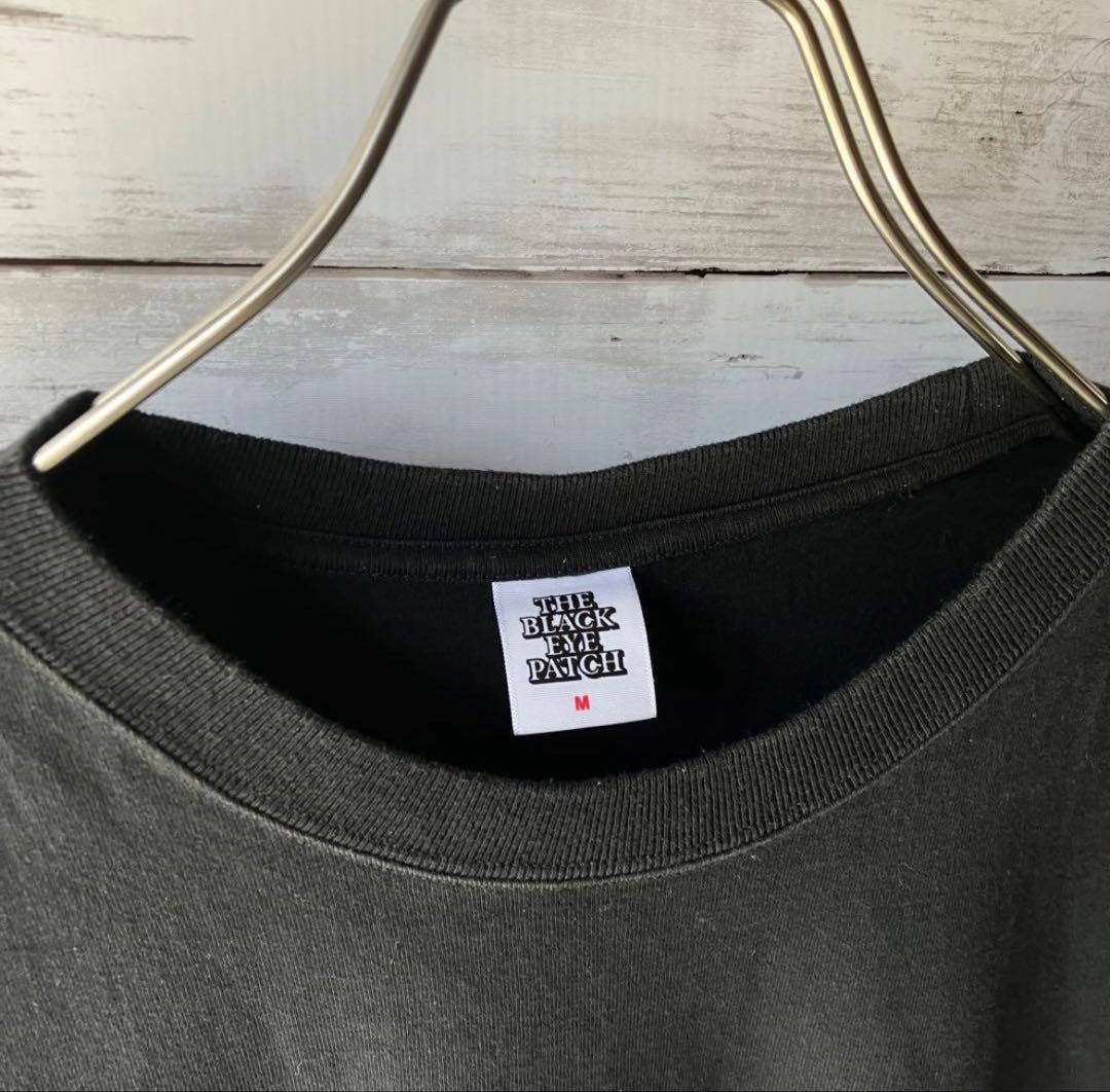 ブラックアイパッチ 取扱注意 ダーク 半袖Tシャツ センターロゴ 希少カラー