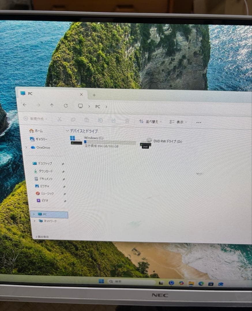 8世代デスクトップPC Windows11公式対応PC 地デジ