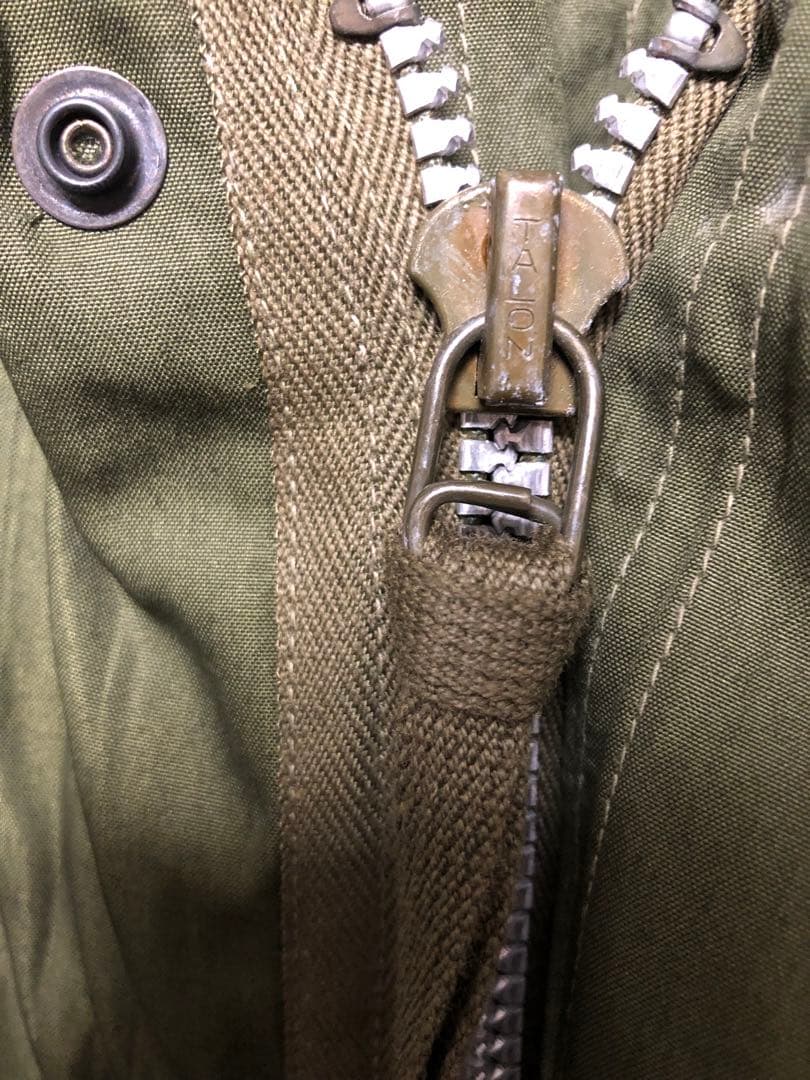 米軍実物 50s M-51パーカ 初期 アルミジッパー デッドストック 美品4