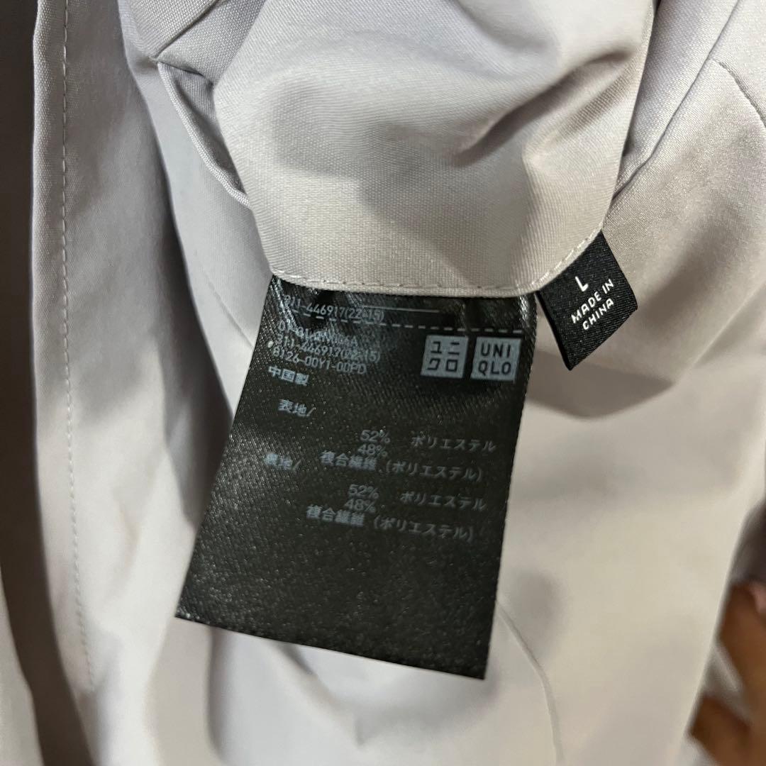 ユニクロ　セオリー　感動ジャケット セットアップ　Lサイズ　ライトグレー　美品
