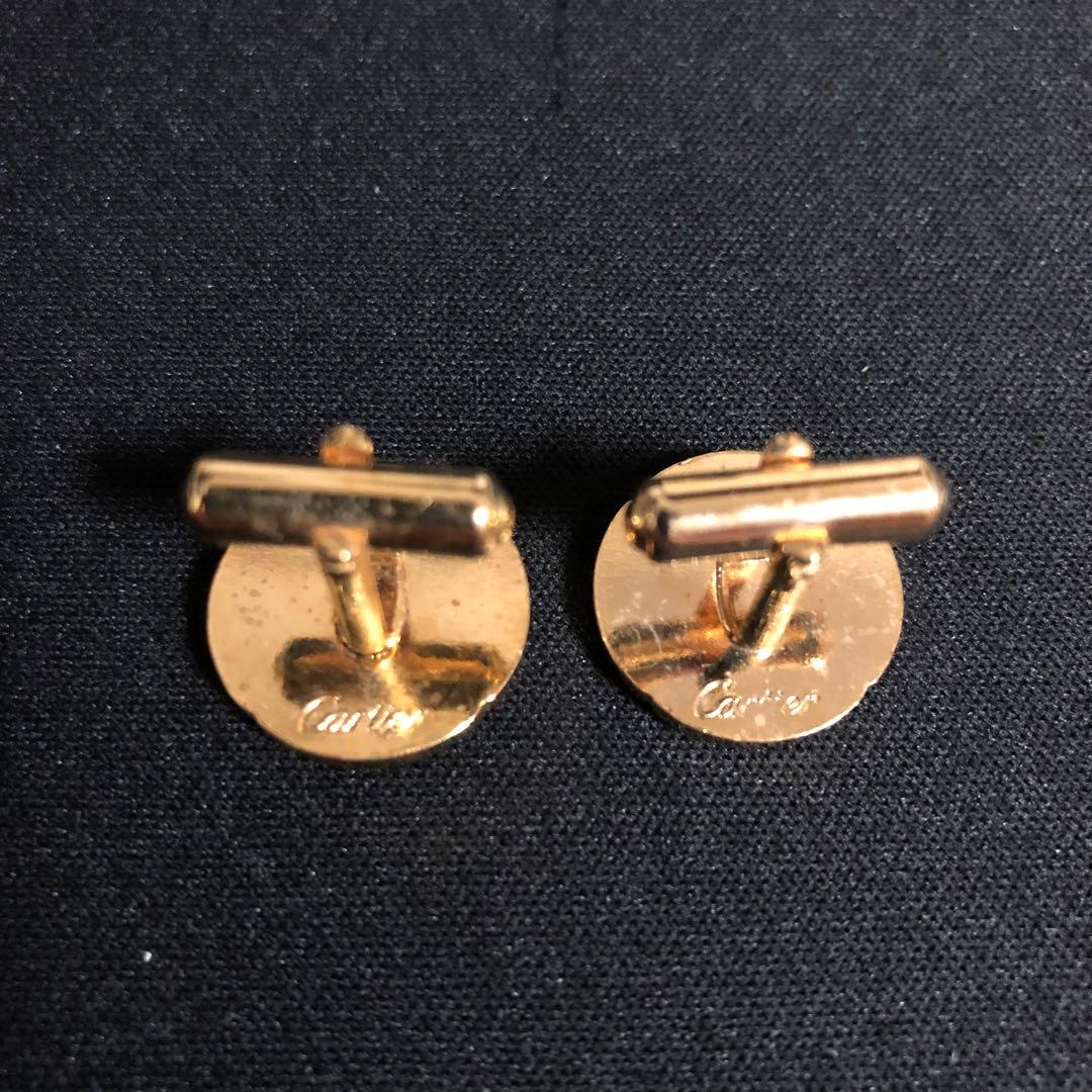 カルティエ⭐︎Cartier⭐︎ カフリンクス　ゴールド×レッド