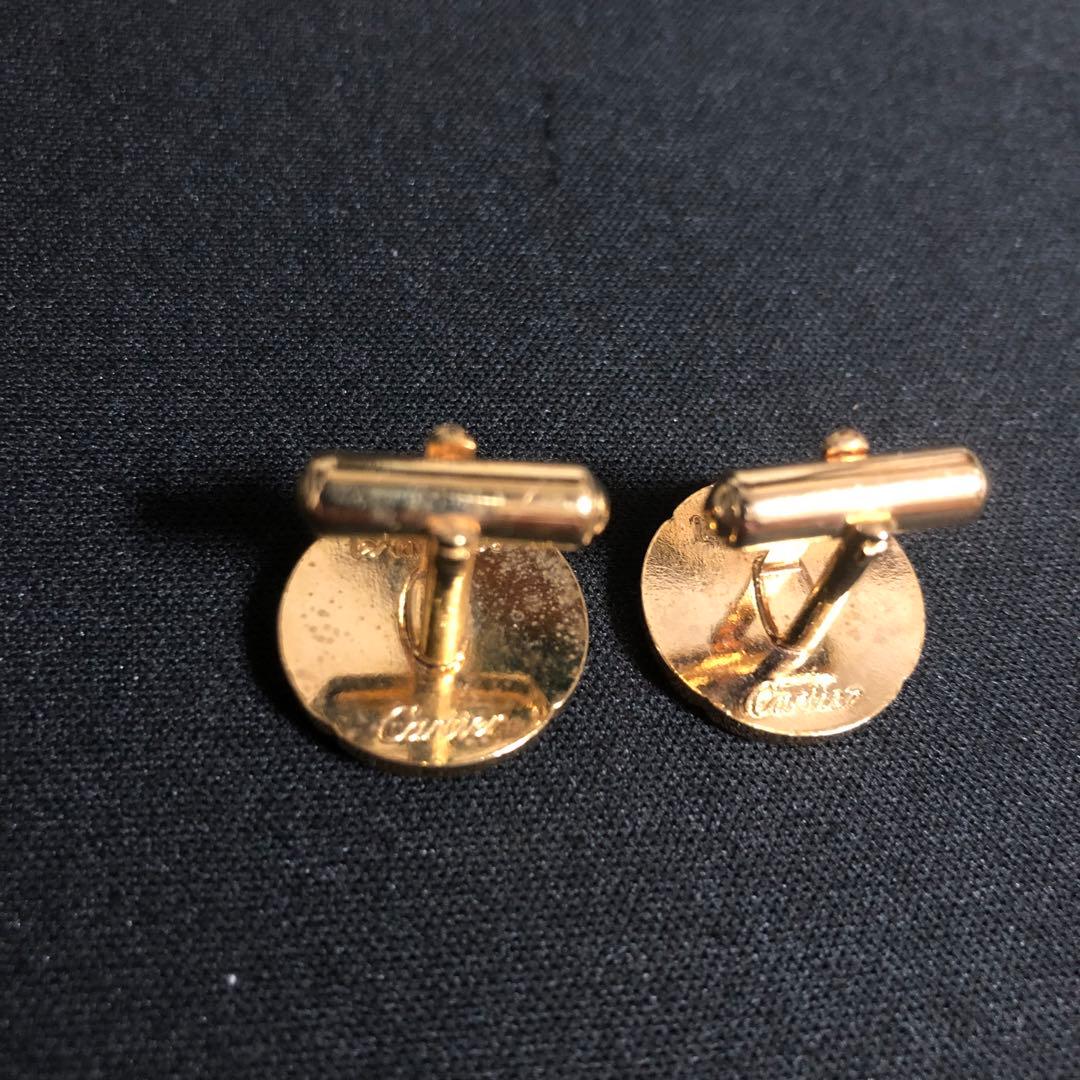 カルティエ⭐︎Cartier⭐︎ カフリンクス　ゴールド×レッド