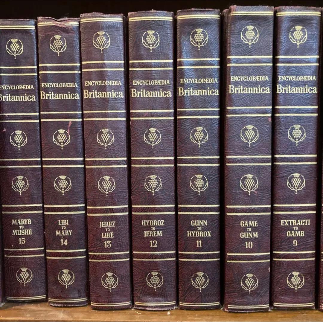 【はるな】Encyclopedia Britannica 全24巻+別巻①