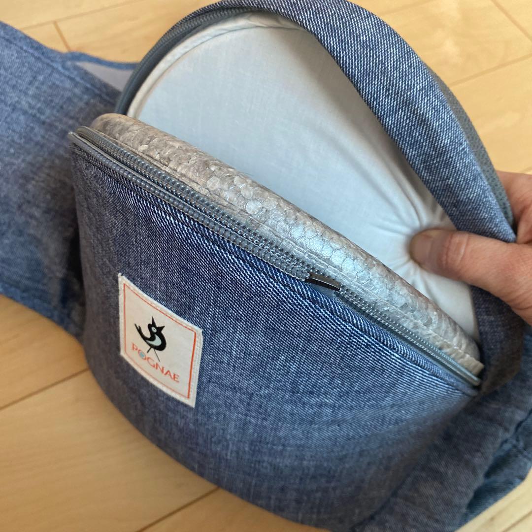 POGNAE ポグネー抱っこ紐 ヒップシート　デニム調　美品
